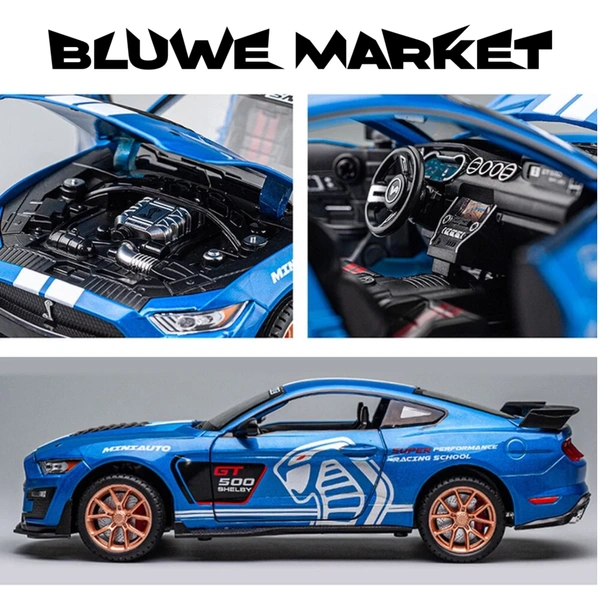 Mustang GT 500 Shelby 1/32 - Diecast Metal Toy Car 