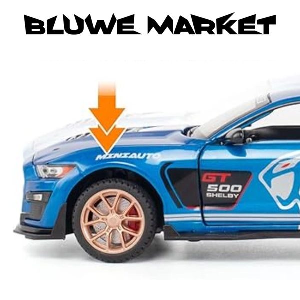 Mustang GT 500 Shelby 1/32 - Diecast Metal Toy Car 