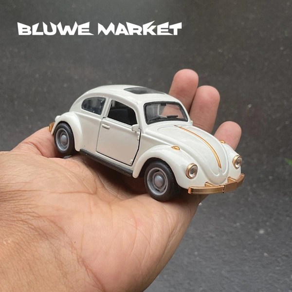 Beetle White Metal 1/36 Scale Vintage Diecast Car 