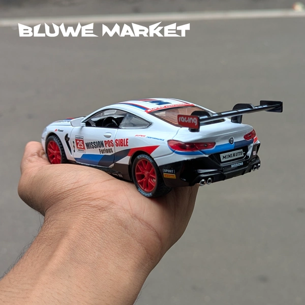 BMW M8 Sports Premium Scale 1/32 Diecast Car  - White
