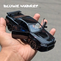 Nissan Full Black 1/32 Premium Alloy Diecast Metal Car 