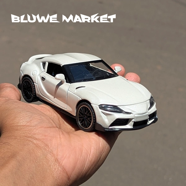 Supra MK4 1/32 Premium Diecast Metal Car.  - White
