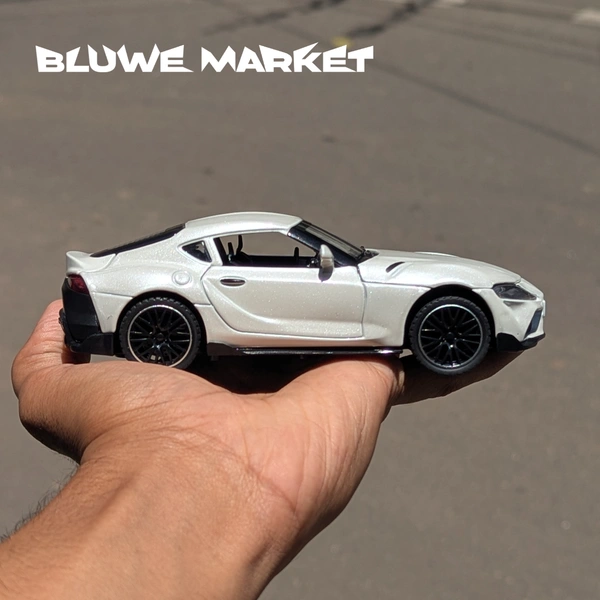 Supra MK4 1/32 Premium Diecast Metal Car.  - White