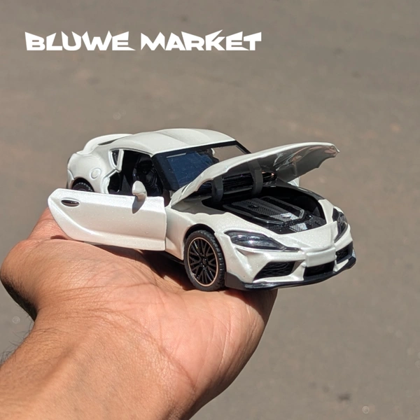 Supra MK4 1/32 Premium Diecast Metal Car.  - White