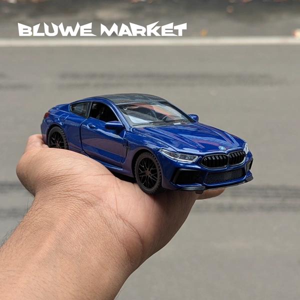 BMW M8 Premium Scale 1/32 Diecast Car  - Blue