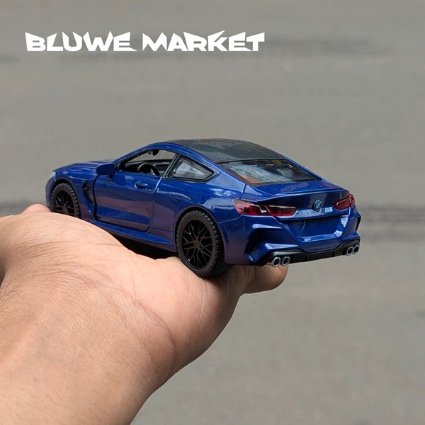 BMW M8 Premium Scale 1/32 Diecast Car  - Blue