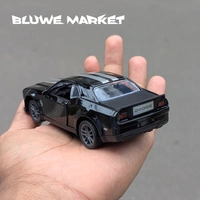 Dodge Hellcat 1/36 Metal Diecast Car With Light & Sound - Black