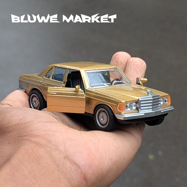Mercedes Benz W123 1/36 Metal Diecast Car  - Gold