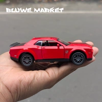 Dodge Hellcat 1/36 Metal Diecast Car With Light & Sound - Red