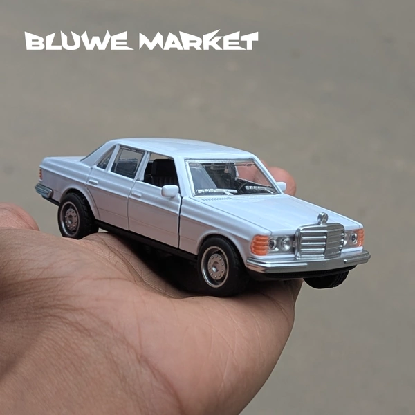 Mercedez Benz W123 1/36 Metal Diecast Car  - White