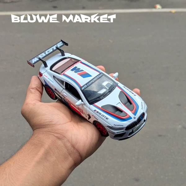 BMW M8 Sports Premium Scale 1/32 Diecast Car  - White