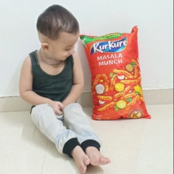 Kids playing soft pillow - Kurkure, Available, All India, 7 Days