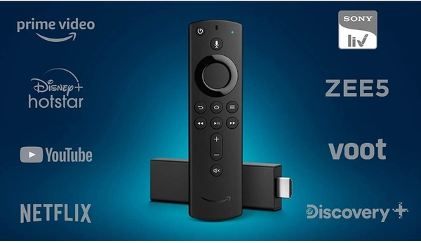 Fire TV Stick 4K with Alexa Voice Remote - Available, Free Installation For Agartala City Only, Single Day Demo & Installation, 1 Year Seller Warranty, TRILOAMZFIRE, 1 Fire Tv Stick,1 Remote alexa enabled,1 Power Adapter,1 USB Cable,1 HDMI Extender.