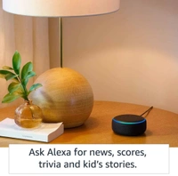 Alexa Echo Dot (3rd Gen) - #1 smart speaker brand in India with Alexa (Black) - Available, Black, All India, 7 Days, 7 to 12 Days for All India delivery