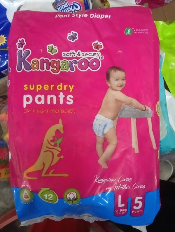 KANGAROO DAY PANTS DAY /NIGHT PROTECTION - L 9-14KG