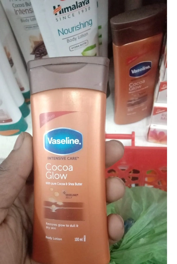 Vaseling cocoa glow body lotion 100ml