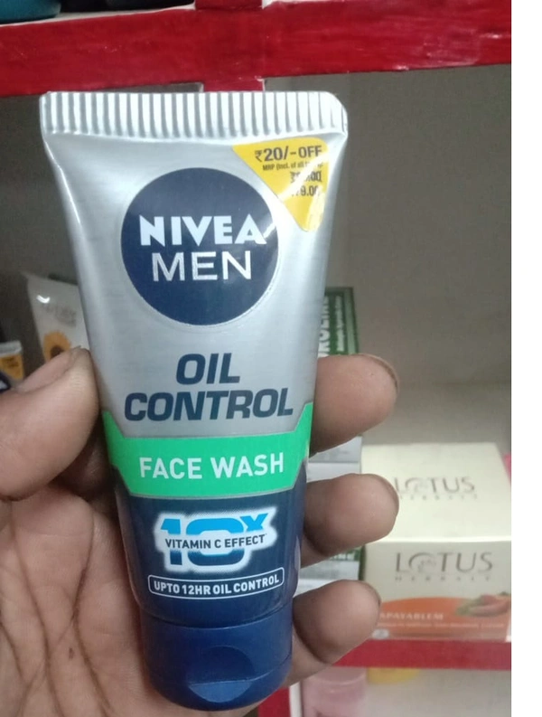 nivea man oil control face wash50g