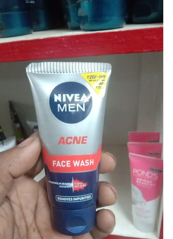 nivea man acne face wash 50g