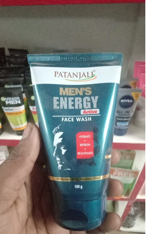 patanjali man Energy face wash 100g