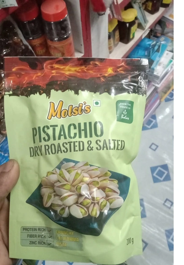 pistachio dry roasted and salted 200g