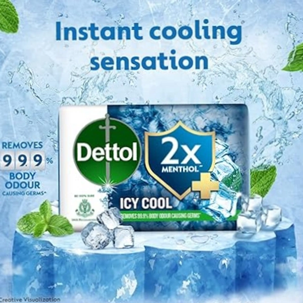 Dettol Icy Cool Soap 100g