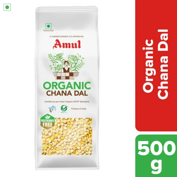 Amul Organic Chana Dal - 500g