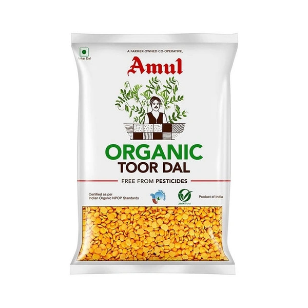Amul Organic Toor Dal- 500g