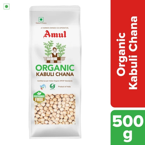AMUL ORGANIC KABULI CHANA - 1Kg