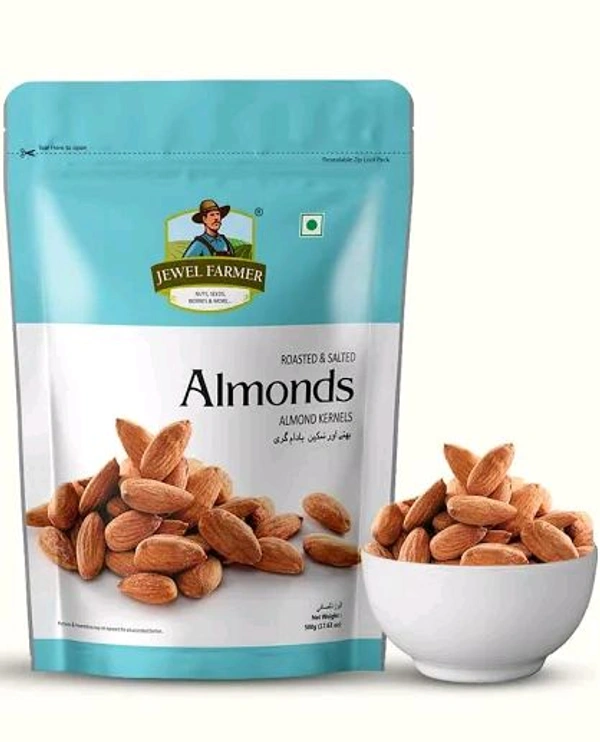 JEWEL FARMER ROSTED SALTED ALMOND 200g