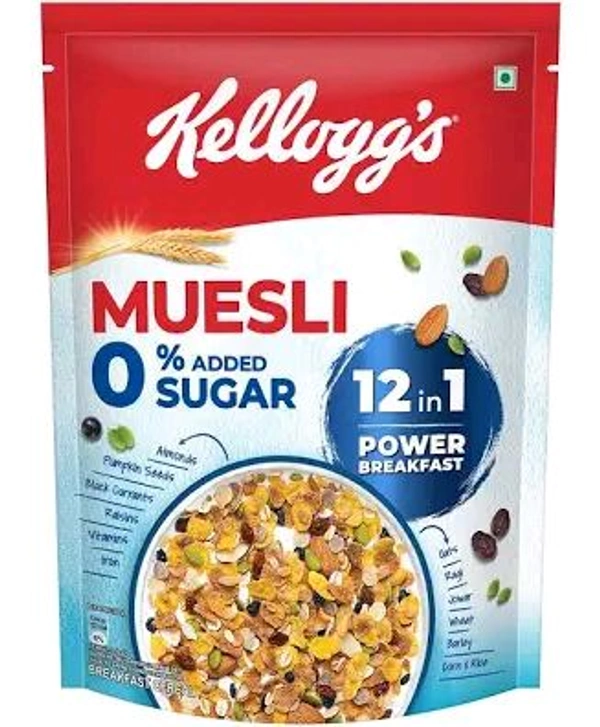 KELLAGGIS MUESLI 0% ADDED SUGAR 500g