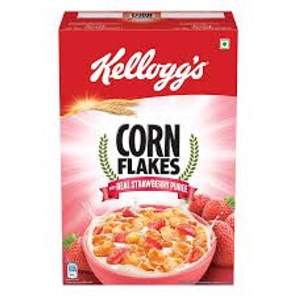KELLAGGIS CORN FLAKES REAL STRAWBERRY 300g