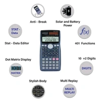 Bambalio BL-991MS 401 Functions and 2 Line LCD Display Scientific Calculator 3 Years Warranty