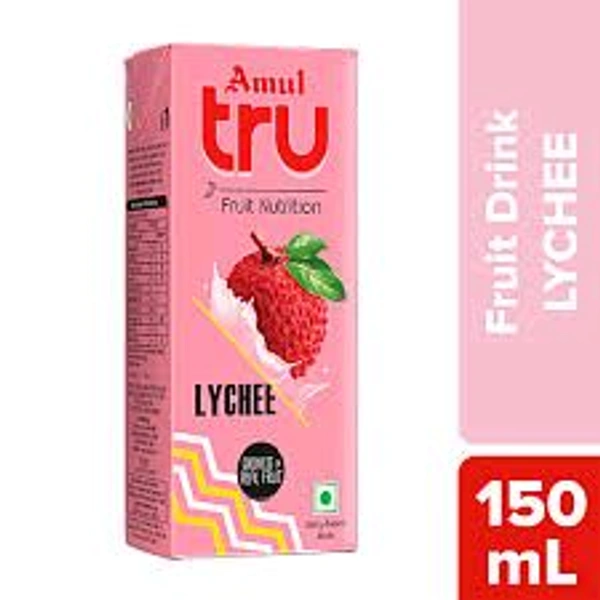 AMUL TRU LYCHEE 180 ML