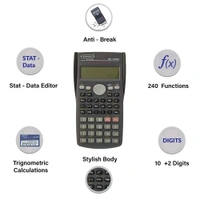 Bambalio BL82MS 240 Functions and 2 Line Display Scientific Calculator, 3 Years Warranty.