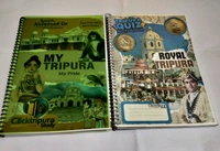Set Of 2 Notebook (With Special Theme Of Royal Tripura & My Tripura MY Pride), Spiral Binding,A4 Size, 200 Pages, Free Question Sets With OMR Sheet, Get A Chance To Win Prize & Certificates  - 2, A4 Size