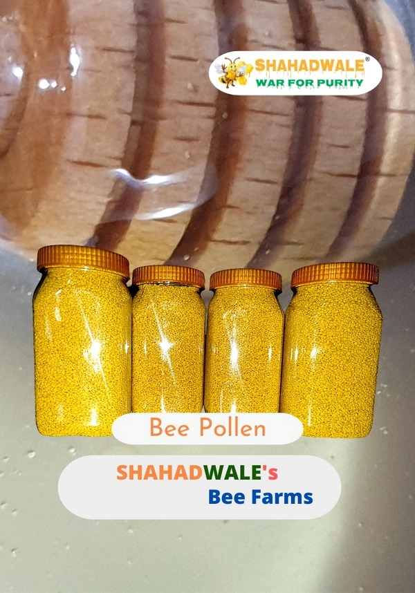 SHAHADWALE Mustard Bee Pollen 1kg – Vitamin B-Complex Superfood for Energy & Immunity