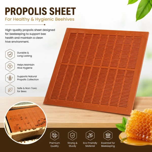 Premium Propolis Collection Sheet for Beehives – Durable Plastic Propolis Trap