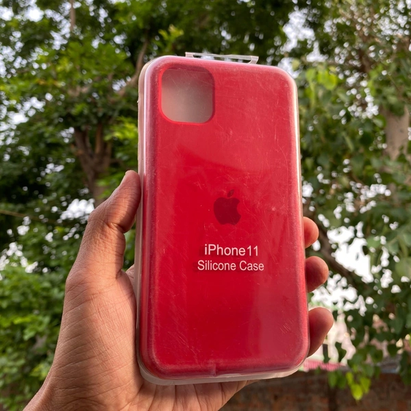 Genric Soft Silicone I Phone Case 7 Plus To 16 Series - i Phone 11 Red, Red