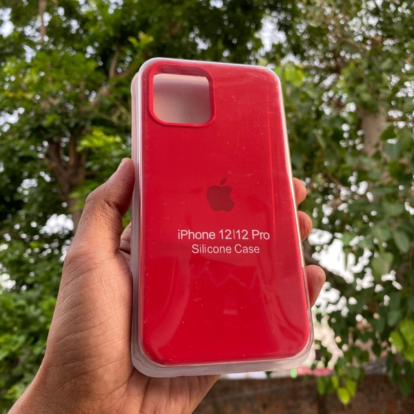 Genric Soft Silicone I Phone Case 7 Plus To 16 Series - i Phone 12/12 Pro Red, Red