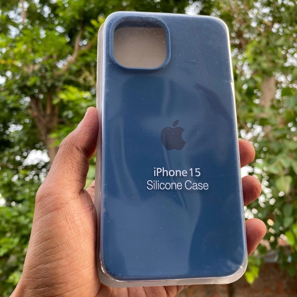 Genric Soft Silicone I Phone Case 7 Plus To 16 Series - I Phone 15 blue, Blue