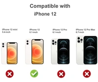 Generic  Clear Transparent Shockproof Scratch Resistant Protective Phone Soft Silicone Slim Cover for iPhone  11 To 16 Series(Transparent) - i Phone 12