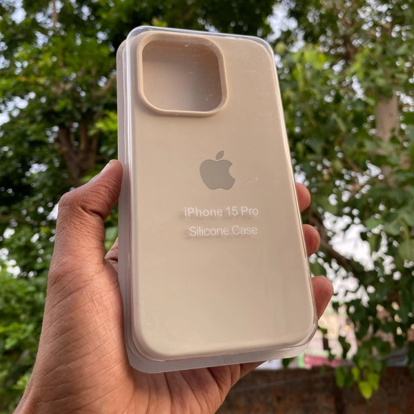 Genric  Soft Silicone I Phone Case 7 Plus To 16 Series - I Phone 15 Pro Off White, Off White