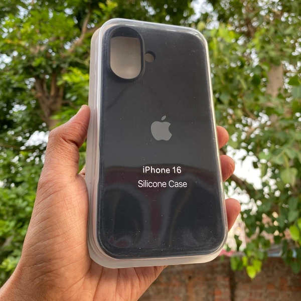 Genric Soft Silicone I Phone Case 7 Plus To 16 Series - I Phone 16 Black, Black