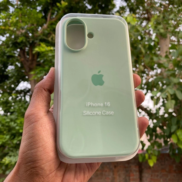 Genric Soft Silicone I Phone Case 7 Plus To 16 Series - I Phone 16 Mint Green, Mint Green