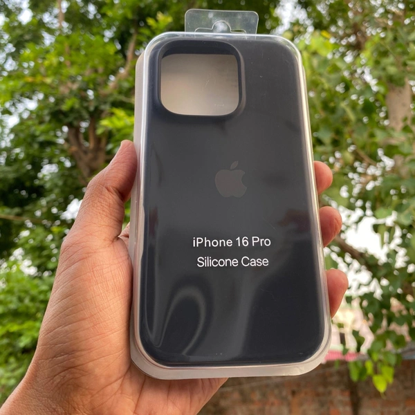 Genric  Soft Silicone I Phone Case 7 Plus To 16 Series - I Phone 16 Pro Black, Black