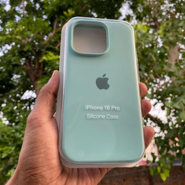 Genric  Soft Silicone I Phone Case 7 Plus To 16 Series - I Phone 16 Pro Pastel Dark Green, Pastel Dark Green