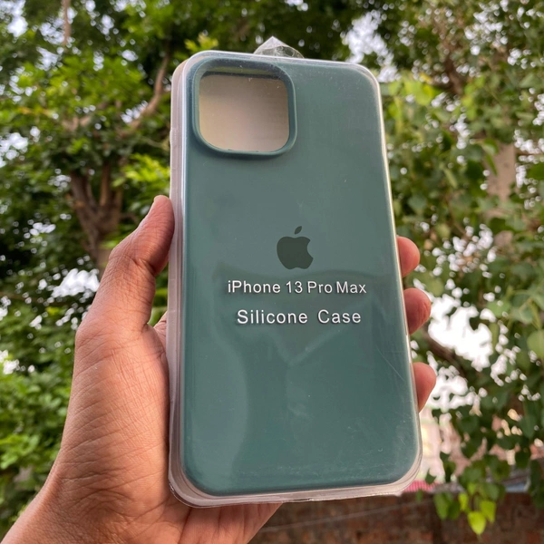Genric  Soft Silicone I Phone Case 7 Plus To 16 Series - I Phone 13 Pro Max Green, Green
