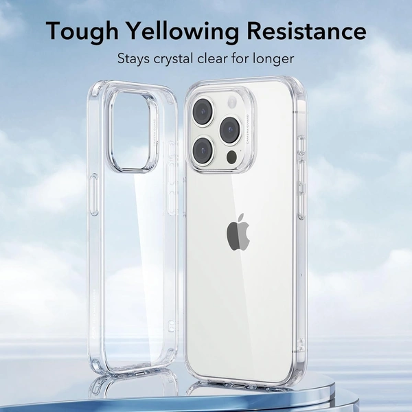 Generic  Clear Transparent Shockproof Scratch Resistant Protective Phone Soft Silicone Slim Cover for iPhone  11 To 16 Series(Transparent) - i phone 15 Pro