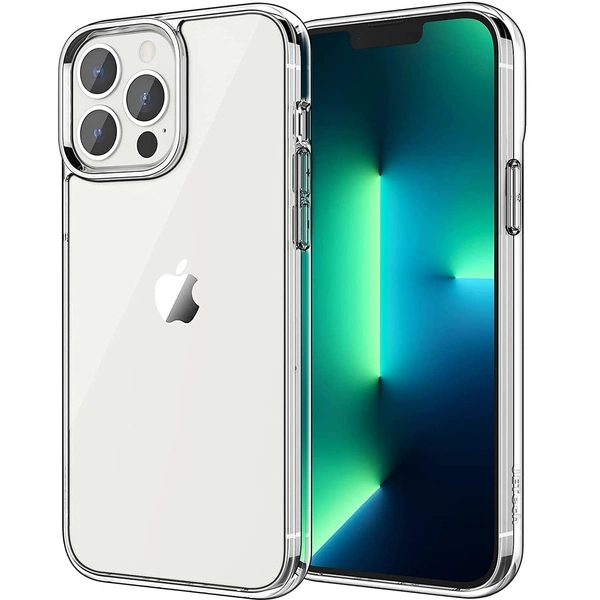 Generic  Clear Transparent Shockproof Scratch Resistant Protective Phone Soft Silicone Slim Cover for iPhone  11 To 16 Series(Transparent) - i phone 13 Pro