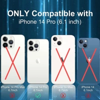 Generic  Clear Transparent Shockproof Scratch Resistant Protective Phone Soft Silicone Slim Cover for iPhone  11 To 16 Series(Transparent) - i phone 14 Pro